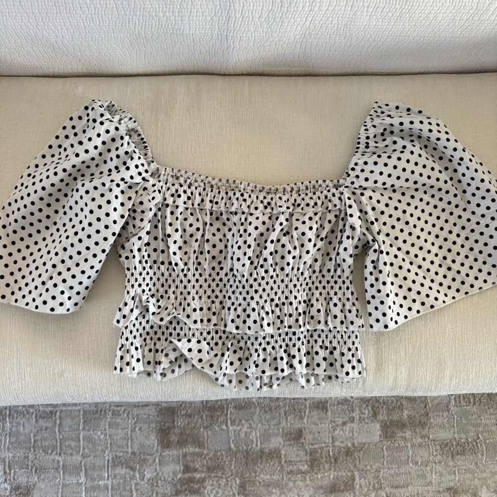 Nordstrom Polka Dot Women's Top